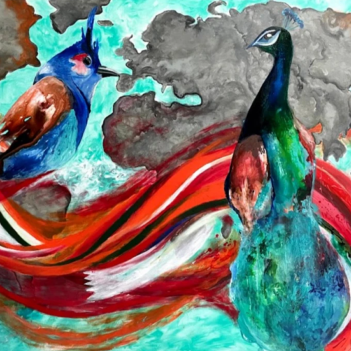 A Borderless Beauty - painting by Aparna Shere