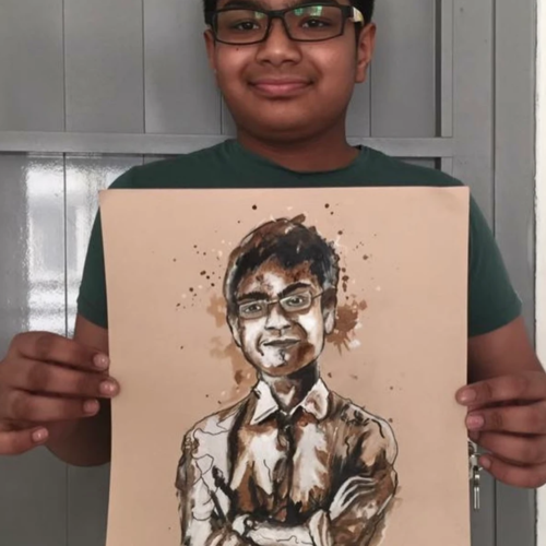 Ayans Portrait done by Aparna Shere