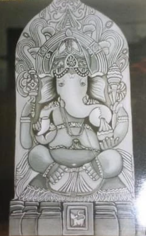 Bhupathi - Painting by Aparna Shere
