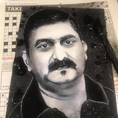 Charcoal drawing by Aparna Shere