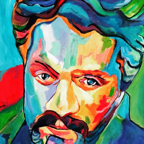 Chromatic Character - painting by Aparna Shere
