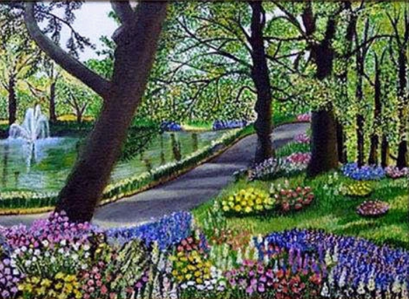 Dazzling Lea - Painting by Aparna Shere