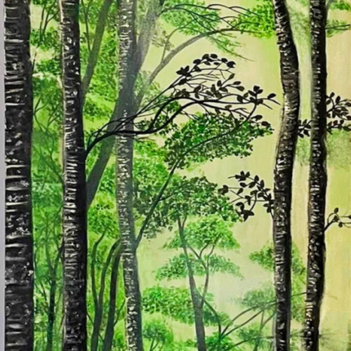 Healing Revines - Painting by Aparna Shere