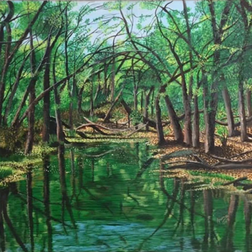Heaven on Earth - Painting by Aparna Shere