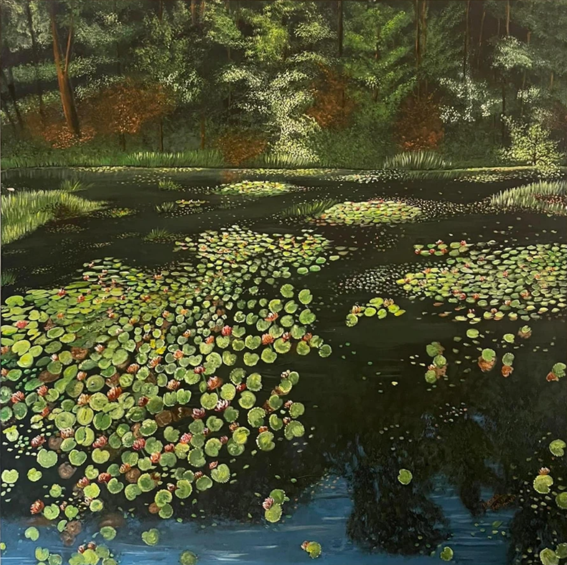 Jade Aurora - Painting by Aparna Shere