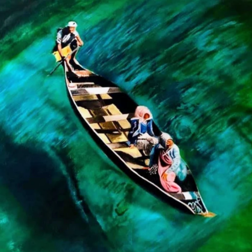 Jade Hues - Aparna Shere painting