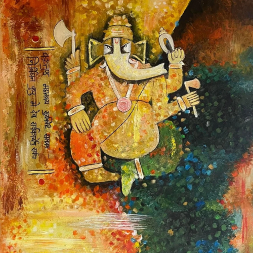 Rudrapriya - painting by Aparna Shere