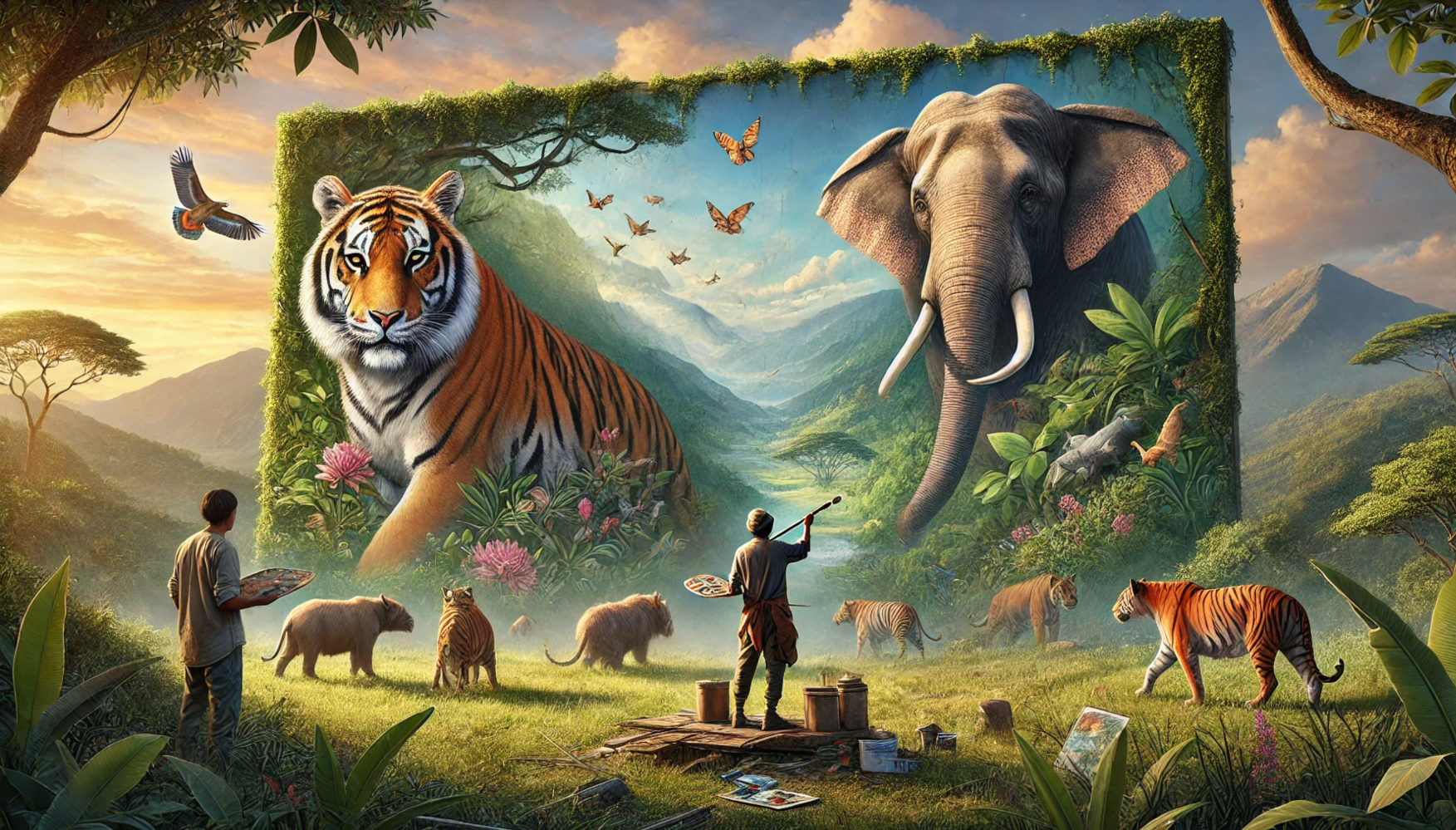 The Artistic Call to Action: How Animal Art Supports Wildlife Conservation