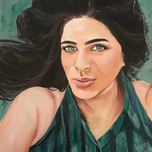 Self portrait of Aparna Shere