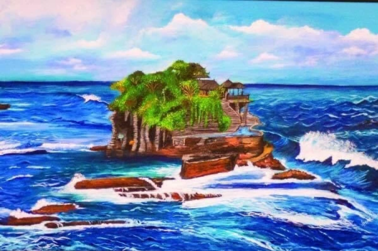 Still in the Storm - Painting by Aparna Shere
