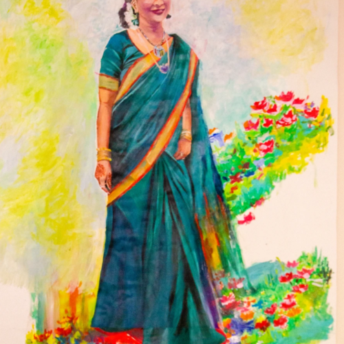 Verdant Grace - Painting by Aparna Shere