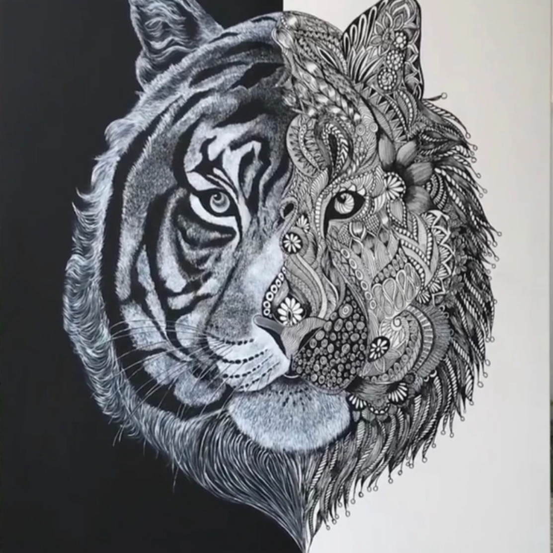 A Silent Roar - Mural by Aparna Shere