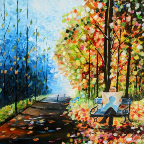 A Spring Day - Painting by Aparna Shere
